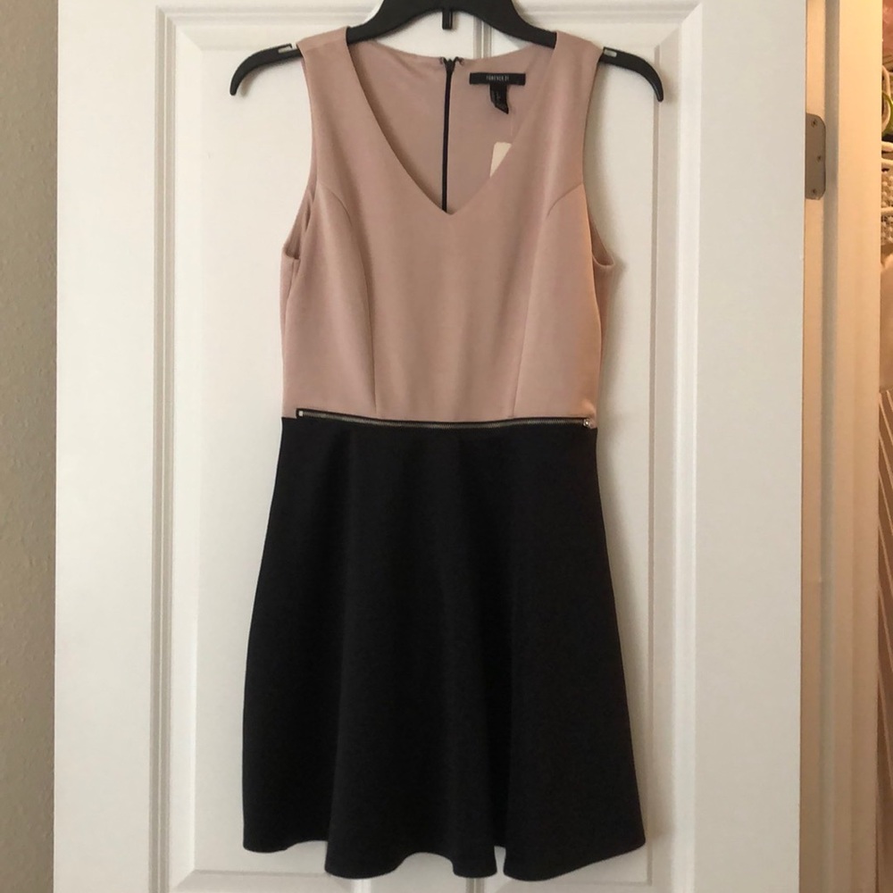 Forever 21 Black and Nude Cocktail Dress